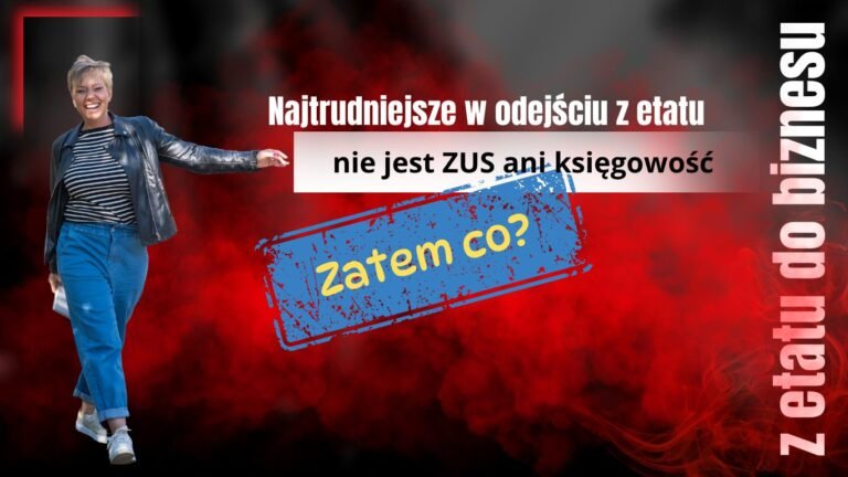Read more about the article Najtrudniejsze w odejściu z etatu nie jest ZUS ani księgowość– tylko zmiana tożsamości